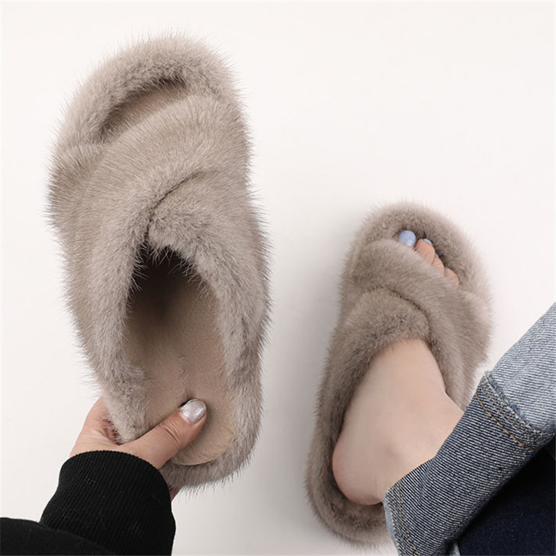 Mink Fur Slippers For Women Sh - đánh giá và giá Crossfit Outdoor