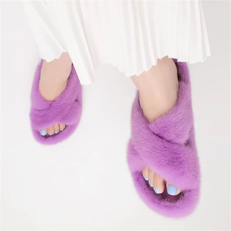 Mink Fur Slippers For Women Sh - đánh giá và giá Crossfit Outdoor