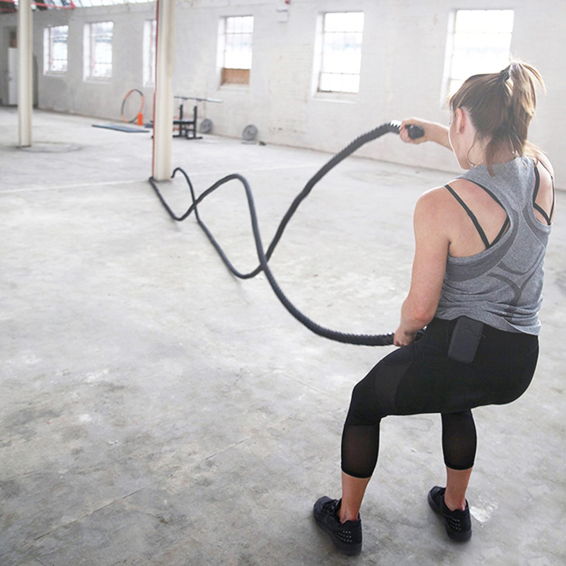 9M/12M/15M Fitness Battle Rope - đánh giá và giá Crossfit No Equipment